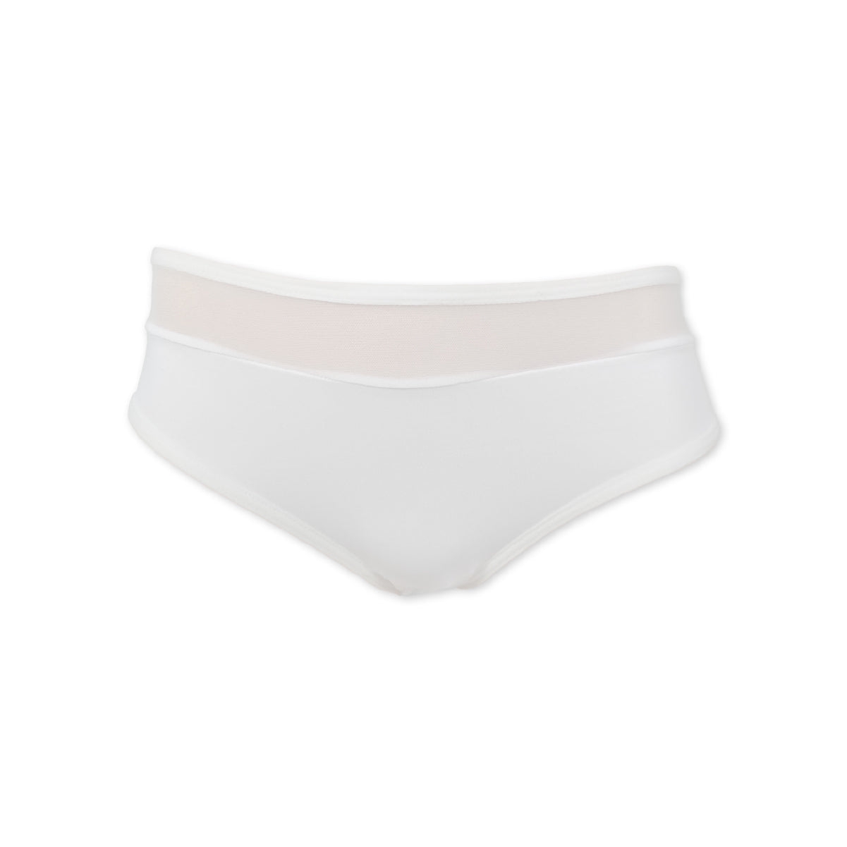 Panty Bikini 10149 con Malla Traslucida y Ajuste Suave