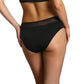 Panty Bikini 10149 con Malla Traslucida y Ajuste Suave