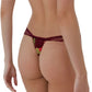 Tanga 10654 Encaje y Estampado Floral