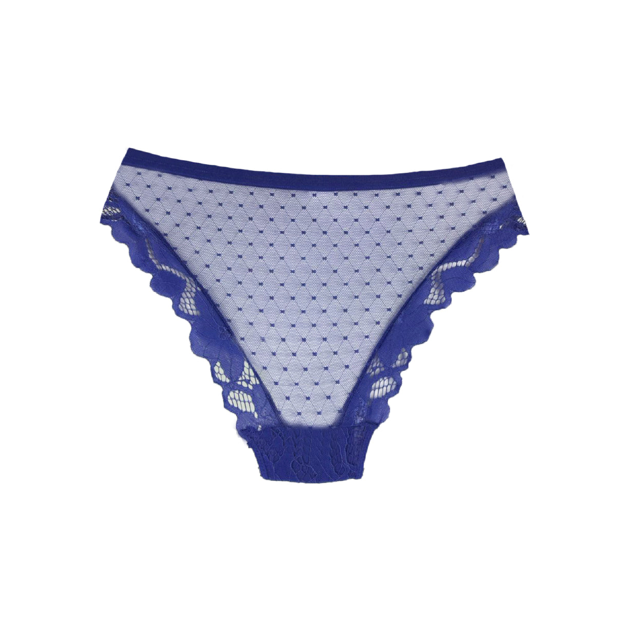 Pantie Bikini de Cobertura Media con Encaje