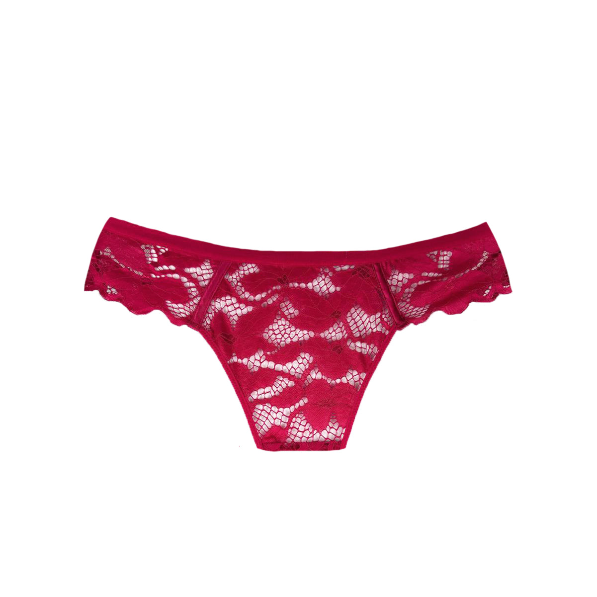 Pantie Bikini de Cobertura Media con Encaje