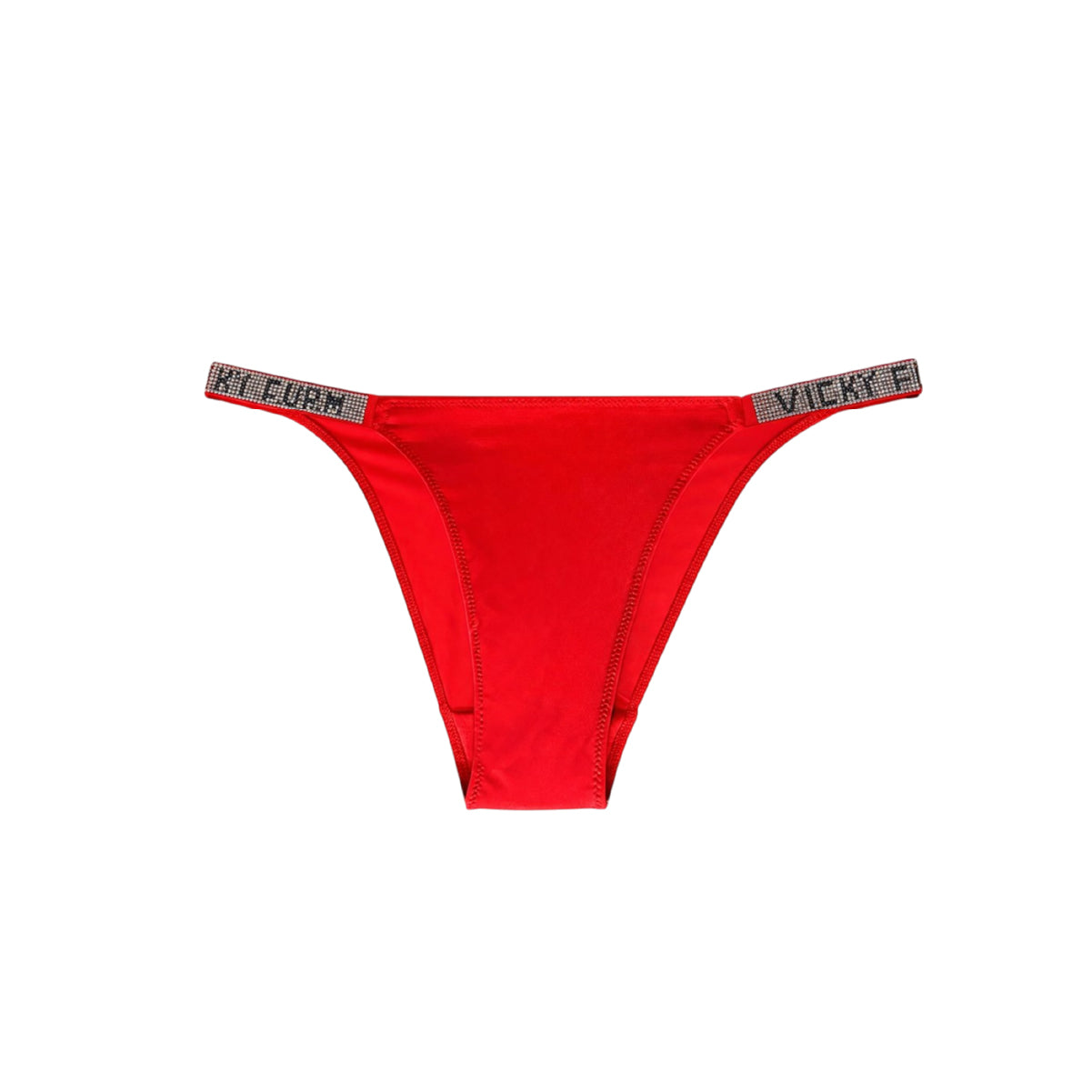 Pantie Bikini 10732 Laterales de Pedrería Brillante