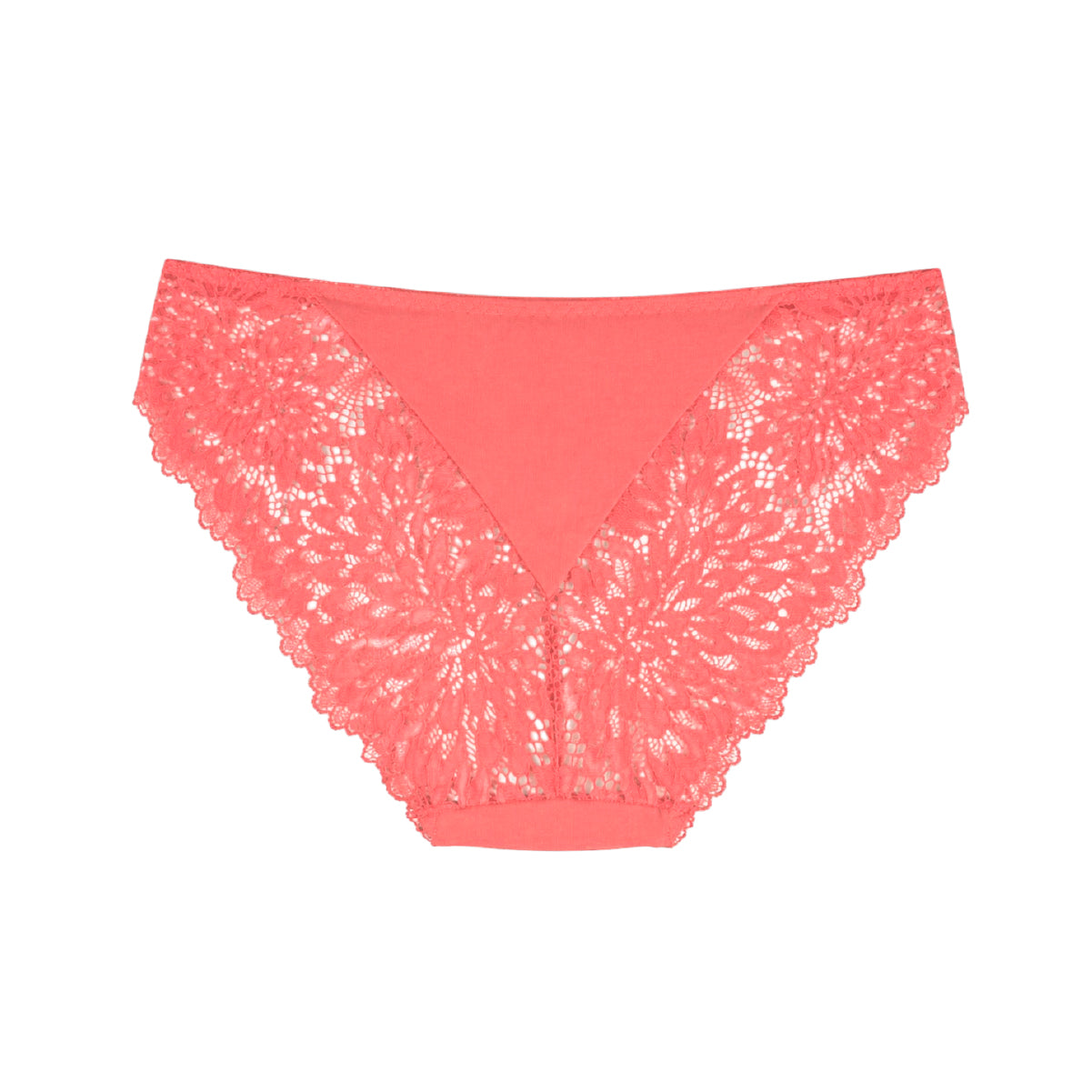 Pantie Boxer de Encaje con Cobertura Media