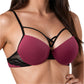 Bra Push Up 20223 con Escote Plunge con Tiras Decorativas