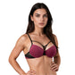 Bra Push Up 20223 con Escote Plunge con Tiras Decorativas