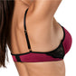 Bra Push Up 20223 con Escote Plunge con Tiras Decorativas