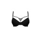 Bra Push Up 20223 con Escote Plunge con Tiras Decorativas