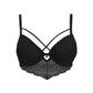 Bra Push Up 20307 Plunge con Encaje y Tiras Decorativas