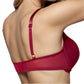 Bra Push Up 20307 Plunge con Encaje y Tiras Decorativas
