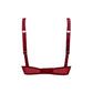 Bra Push Up 20307 Plunge con Encaje y Tiras Decorativas