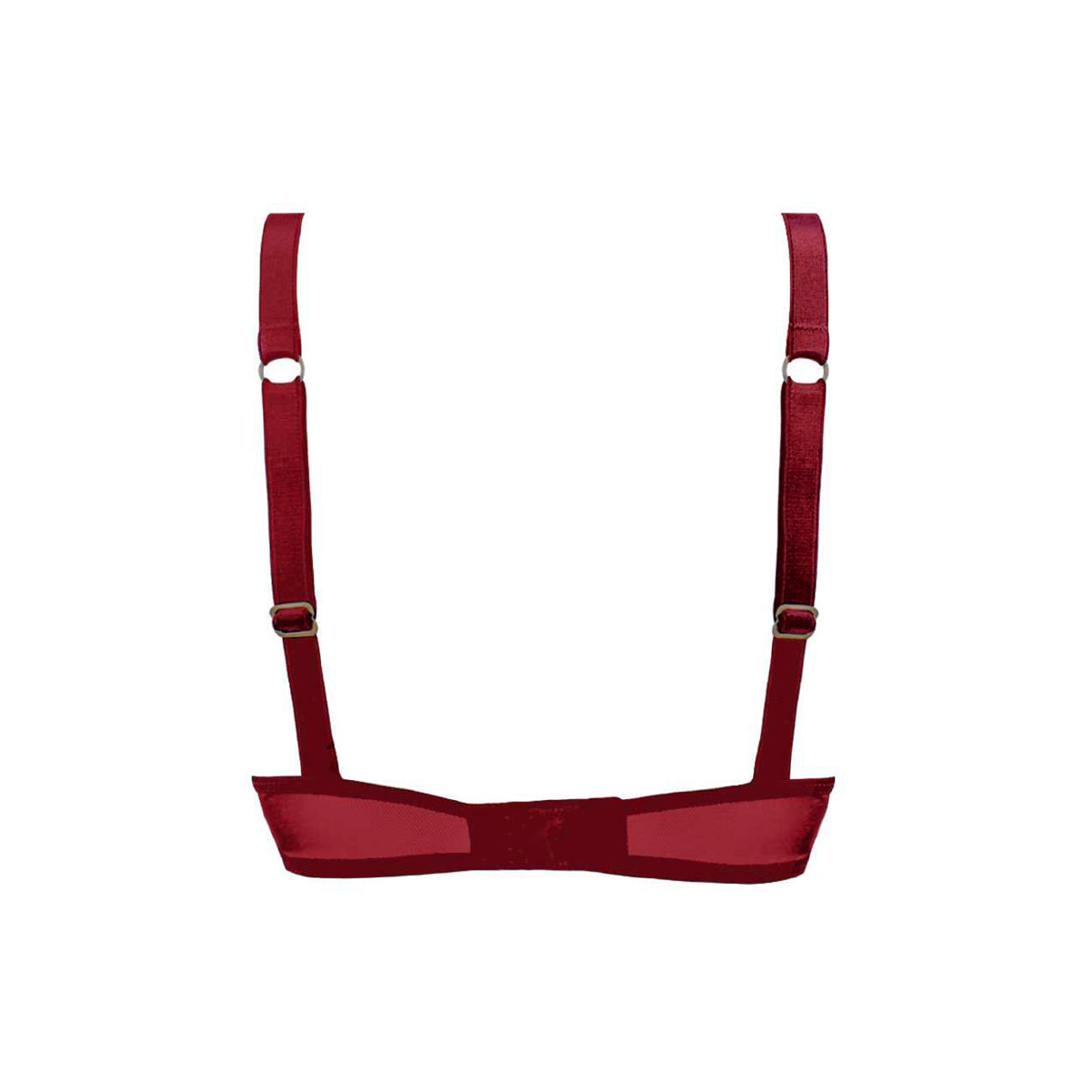 Bra Push Up 20307 Plunge con Encaje y Tiras Decorativas