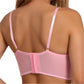 Bra Push Up 20626 Plunge con Encaje, Banda Ancha y Tiras