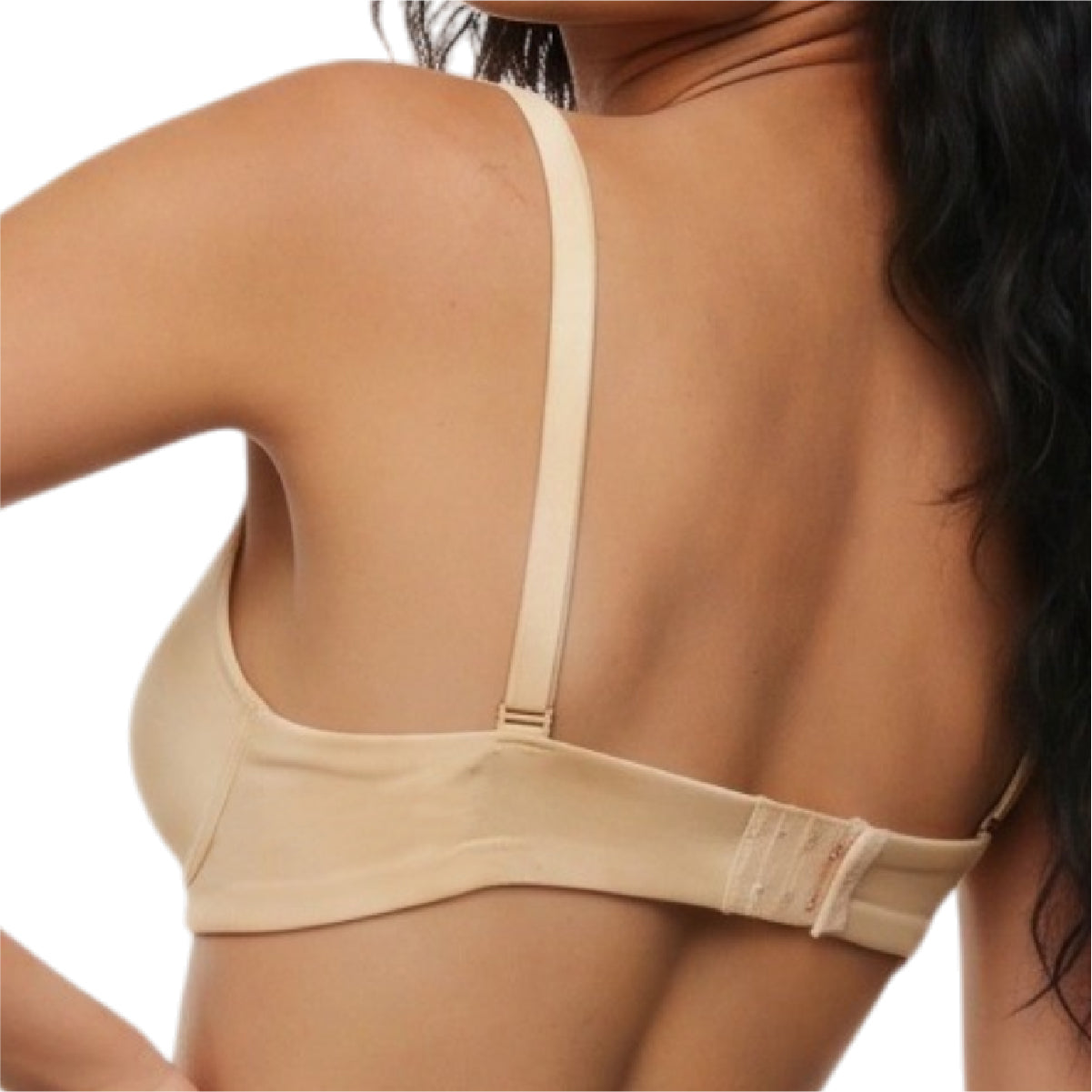 Bra Push Up de Tela Suave con Máximo Soporte y Tirantes Multiposición
