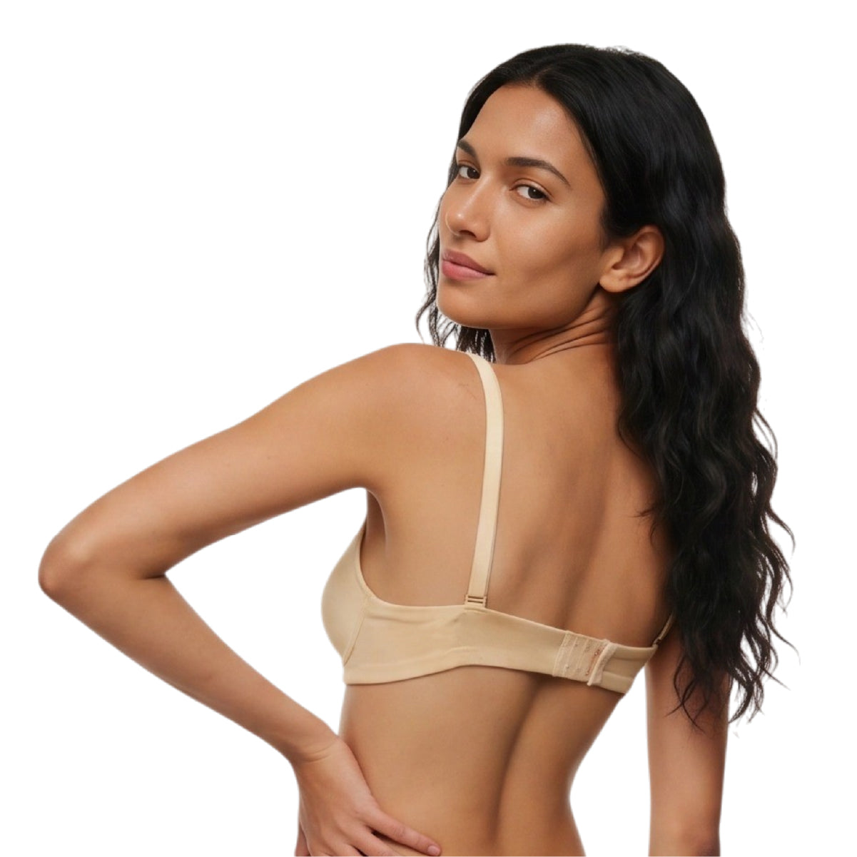 Bra Push Up de Tela Suave con Máximo Soporte y Tirantes Multiposición