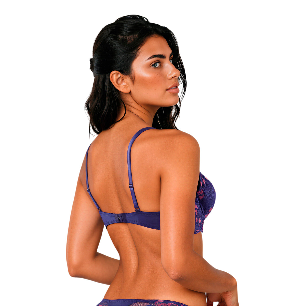 Bra Push Up Encaje Floral