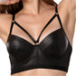 Bra Corset Realce Sofisticado Vinipiel