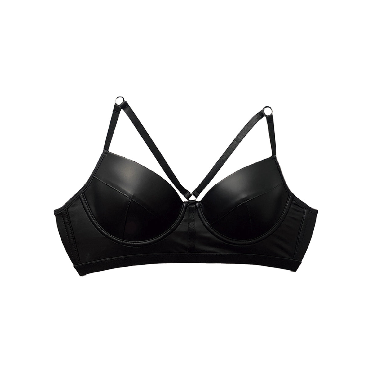 Bra Corset Realce Sofisticado Vinipiel