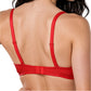 Bra Demi 20719 Copa Lisa Vinipiel con Tiras Laterales y Herrajes