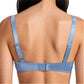 Bra Push Up con copa Lisa Satinado con Tirantes Brillantes de Pedrería