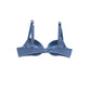 Bra Push Up 20732 Copa Lisa Satinado con Tirantes Brillantes de Pedrería
