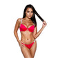 Bra Push Up 20732 Copa Lisa Satinado con Tirantes Brillantes de Pedrería