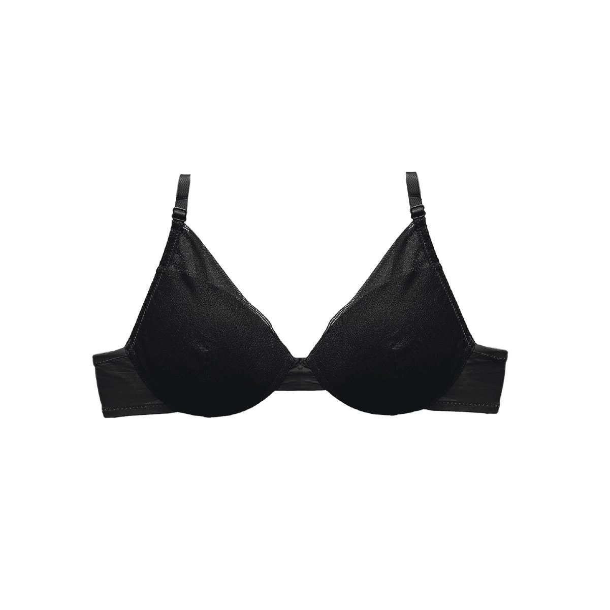 Bra Plunge de Tela Suave con Ajuste Natural