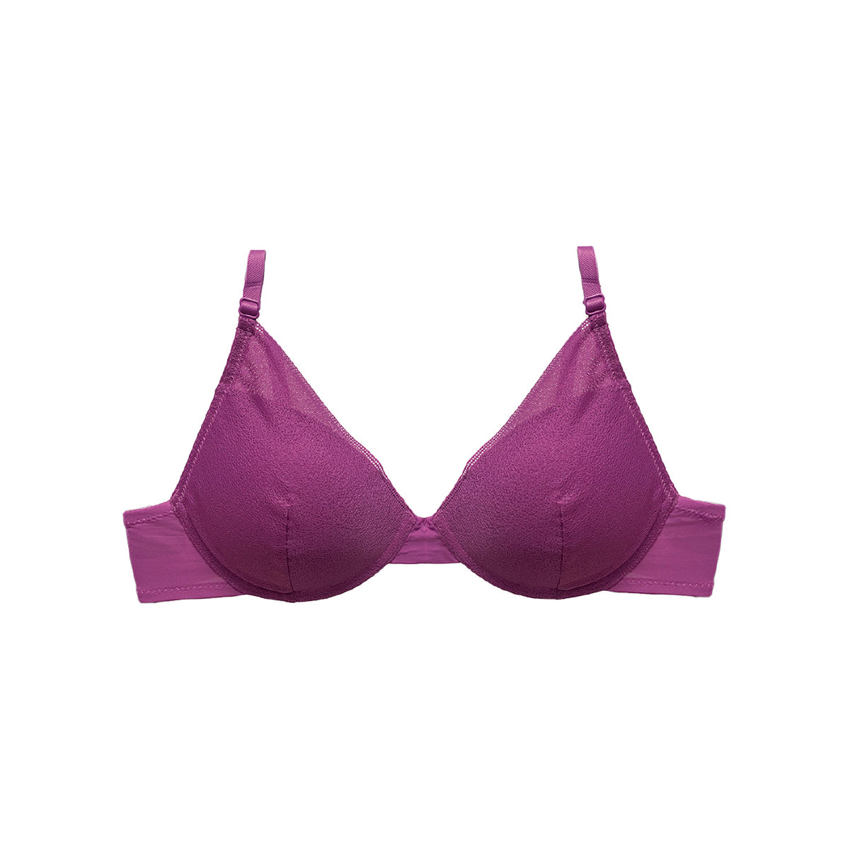 Bra Plunge de Tela Suave con Ajuste Natural