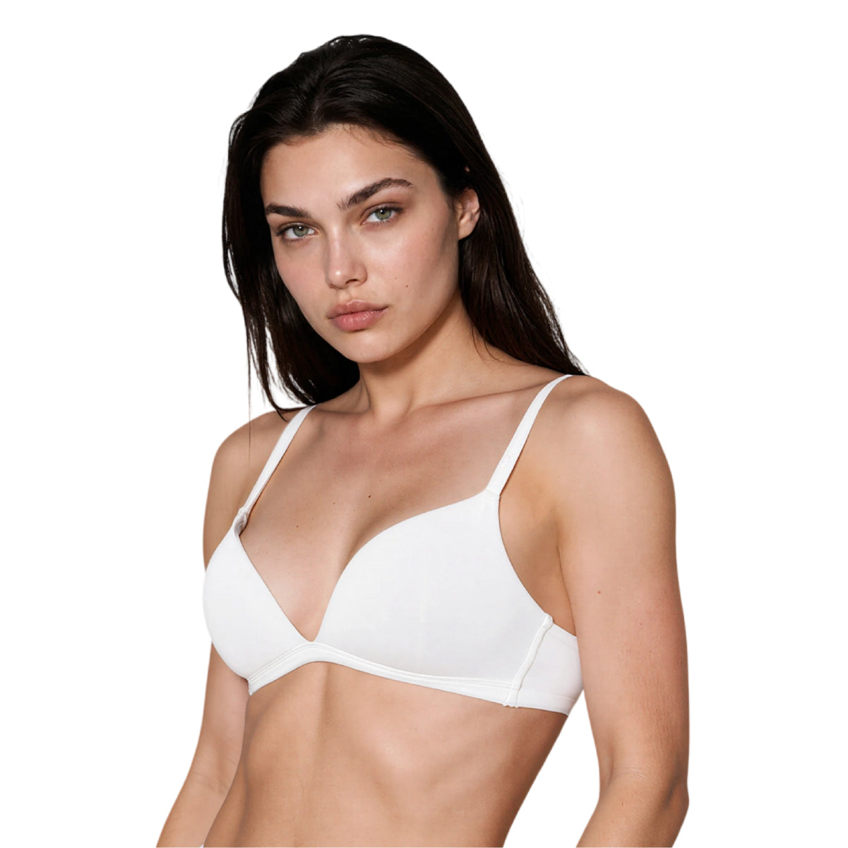 Bra Plunge con Escote Profundo y Natural