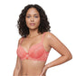 Bra Push Up con Encaje Cobertura Media con Realce