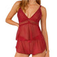 Baby Doll 9527 Encaje Transparencia Ligera