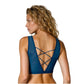 Bralette Encaje y Mesh N8606 Espalda Decorativa