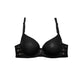 Bra Demi 20719 Copa Lisa Vinipiel con Tiras Laterales y Herrajes